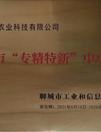 聊城市“专精特新”中小企业